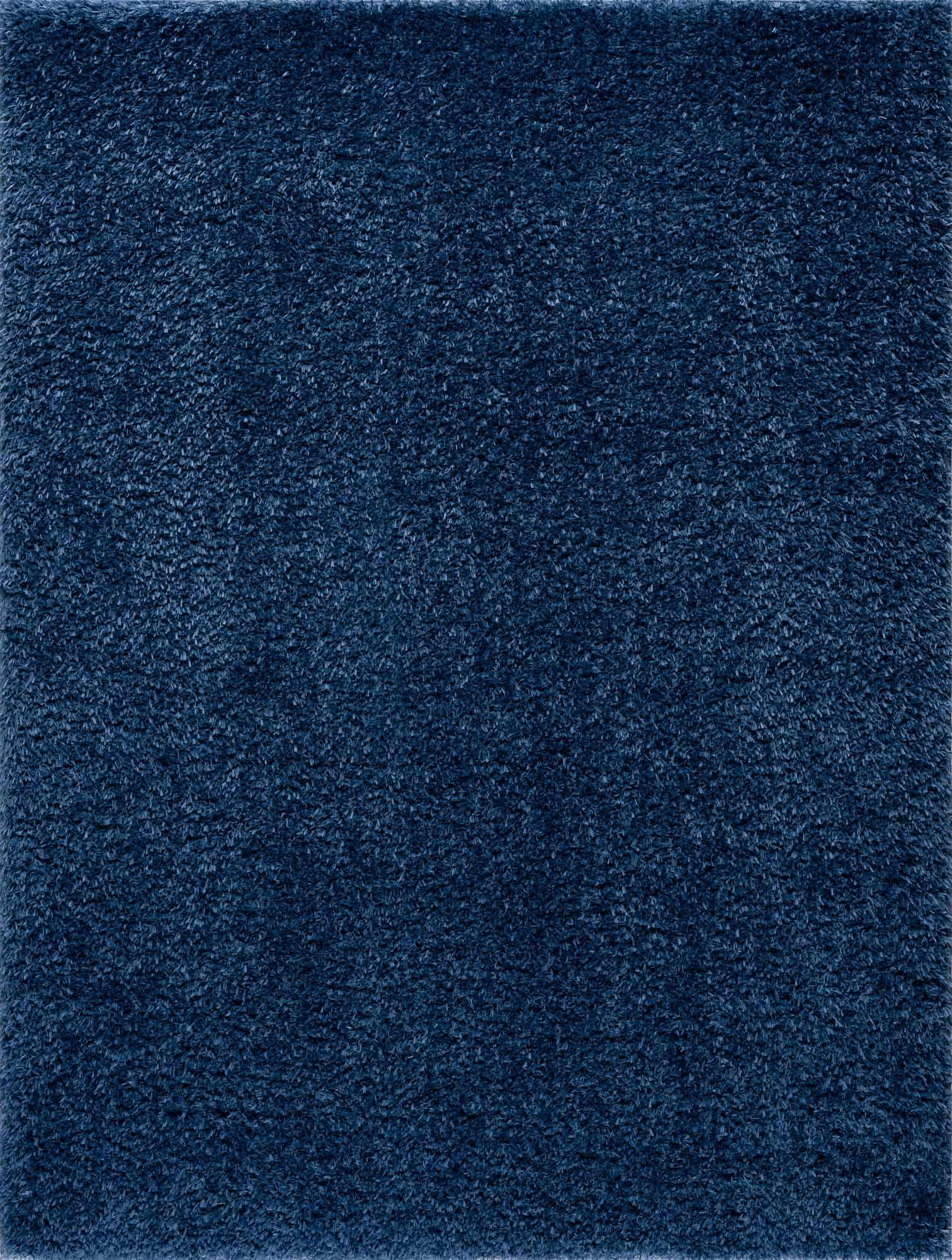 Faina Solid Dark Blue Shag Rug Washable – The Carpentry Shop Co.