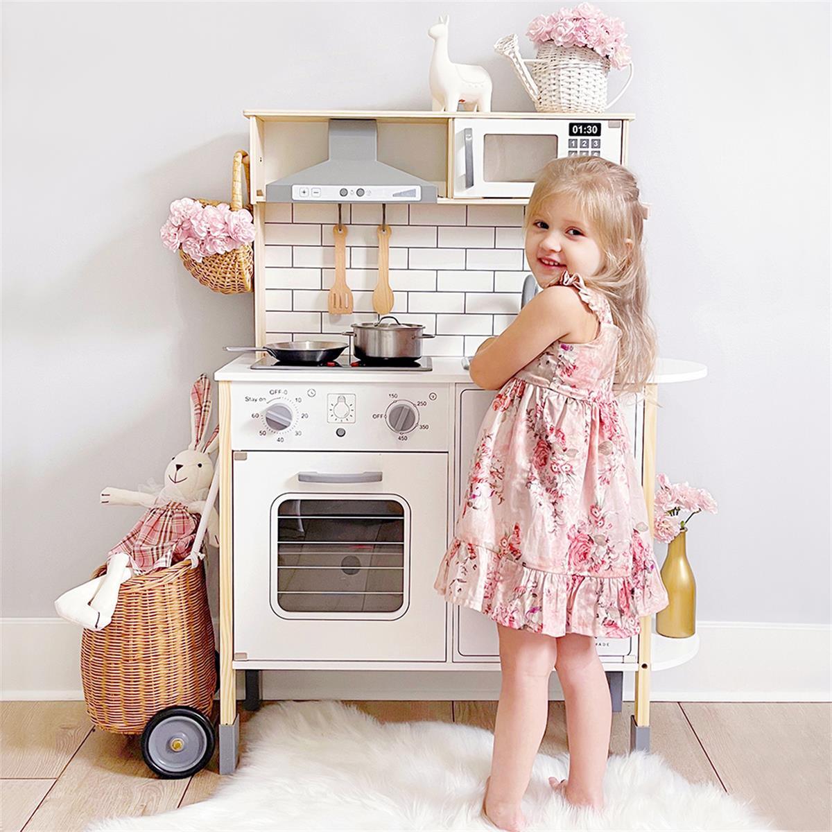 Kids Play Oven Pretend Play Kitchen Stove Interactive Imaginative Cooking  Child