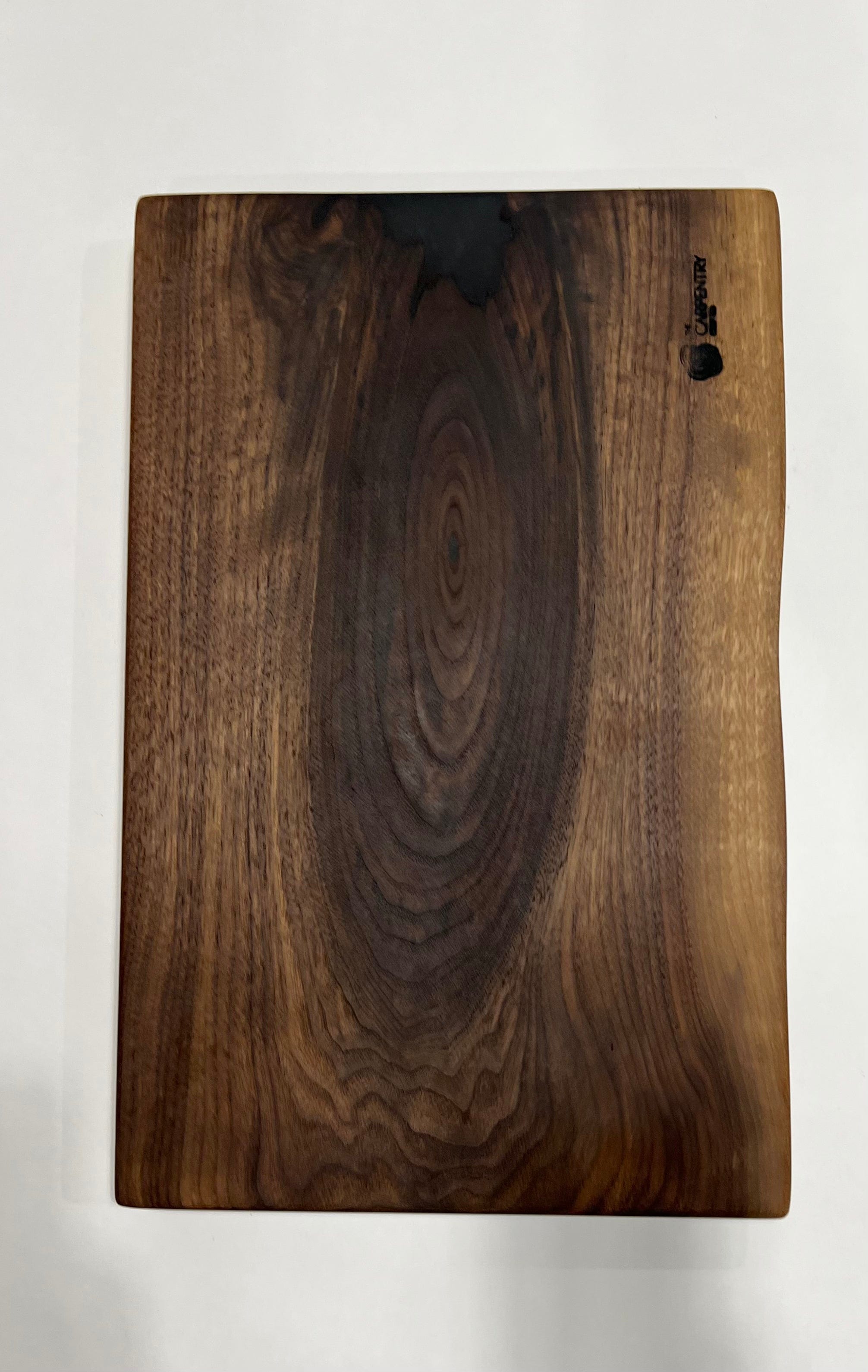 Walnut and exotic wood large cutting board – Turnip Rock Woodworks