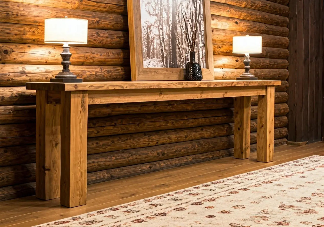 Why Choose a Solid Wood Console Table Over Other Materials?