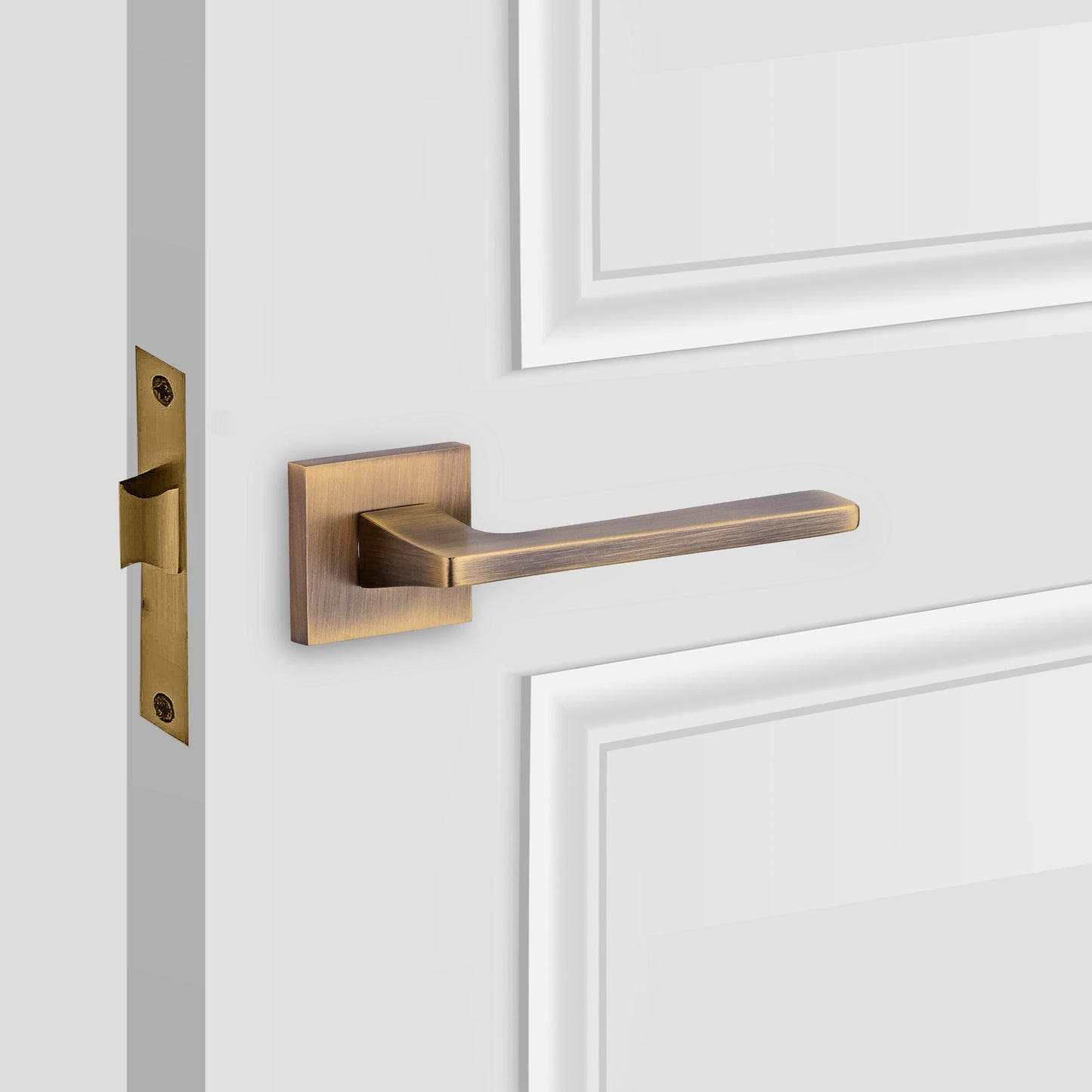 Passage Brass Door Lever Handles