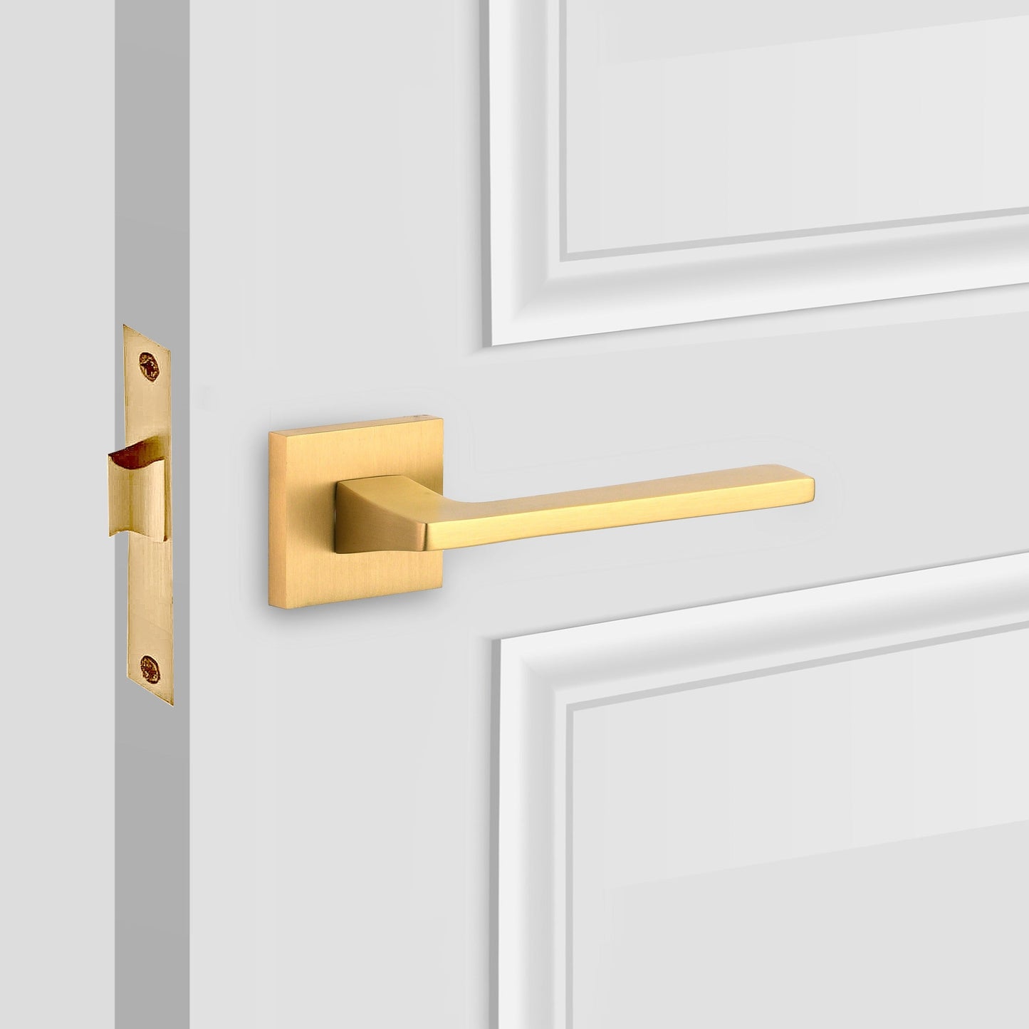 Passage Brass Door Lever Handles