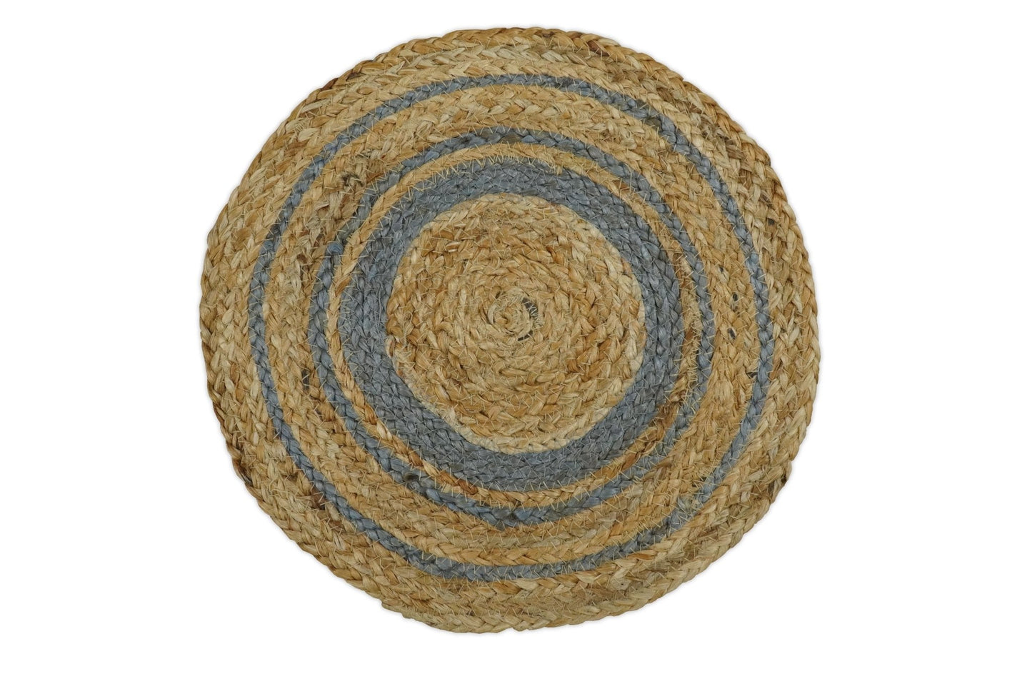 100% ALL NATURAL FIBER HAND BRAIDED BOHO ROUND JUTE RUG