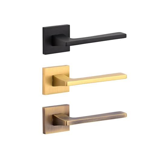 Passage Brass Door Lever Handles