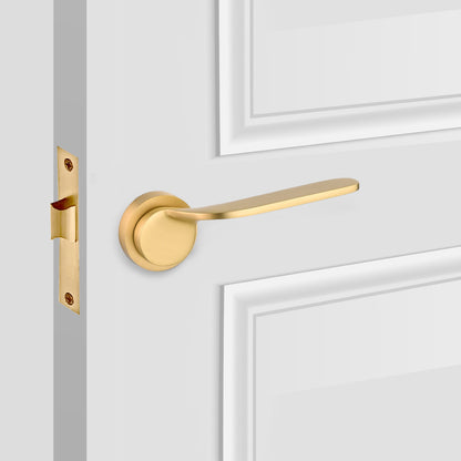 Signature Stylish Brass Door Lever Handles