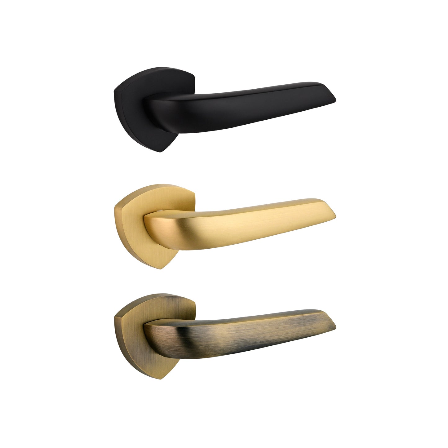 Stylish Solid Brass Passage Door Lever Handles