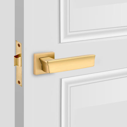 Simplicity Solid Brass Passage Door Lever Handles