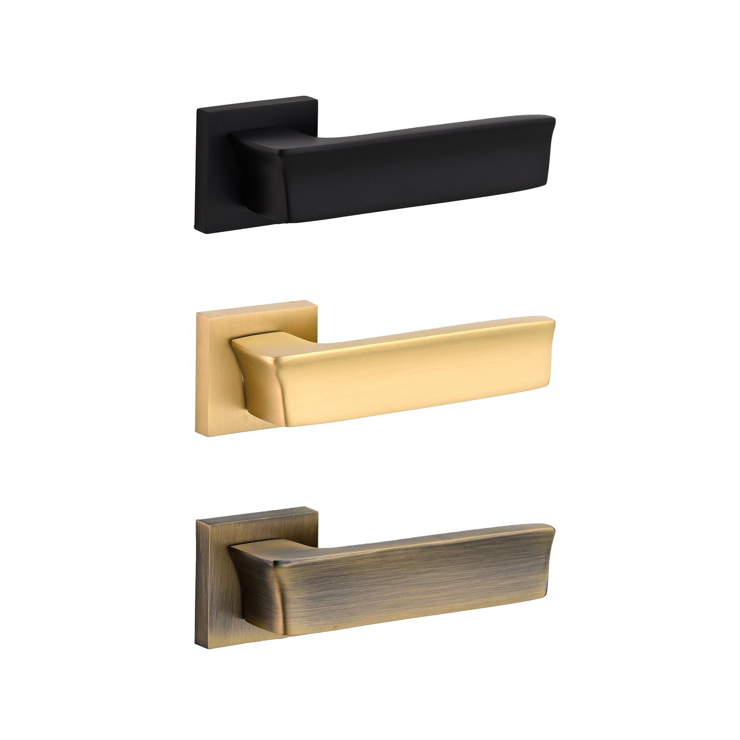 Simplicity Solid Brass Passage Door Lever Handles