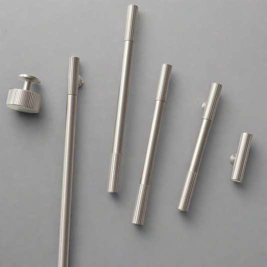 Sleek Satin Nickel Cabinet Knobs and Pulls