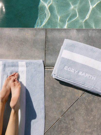 Classic Stripe Resort Towel