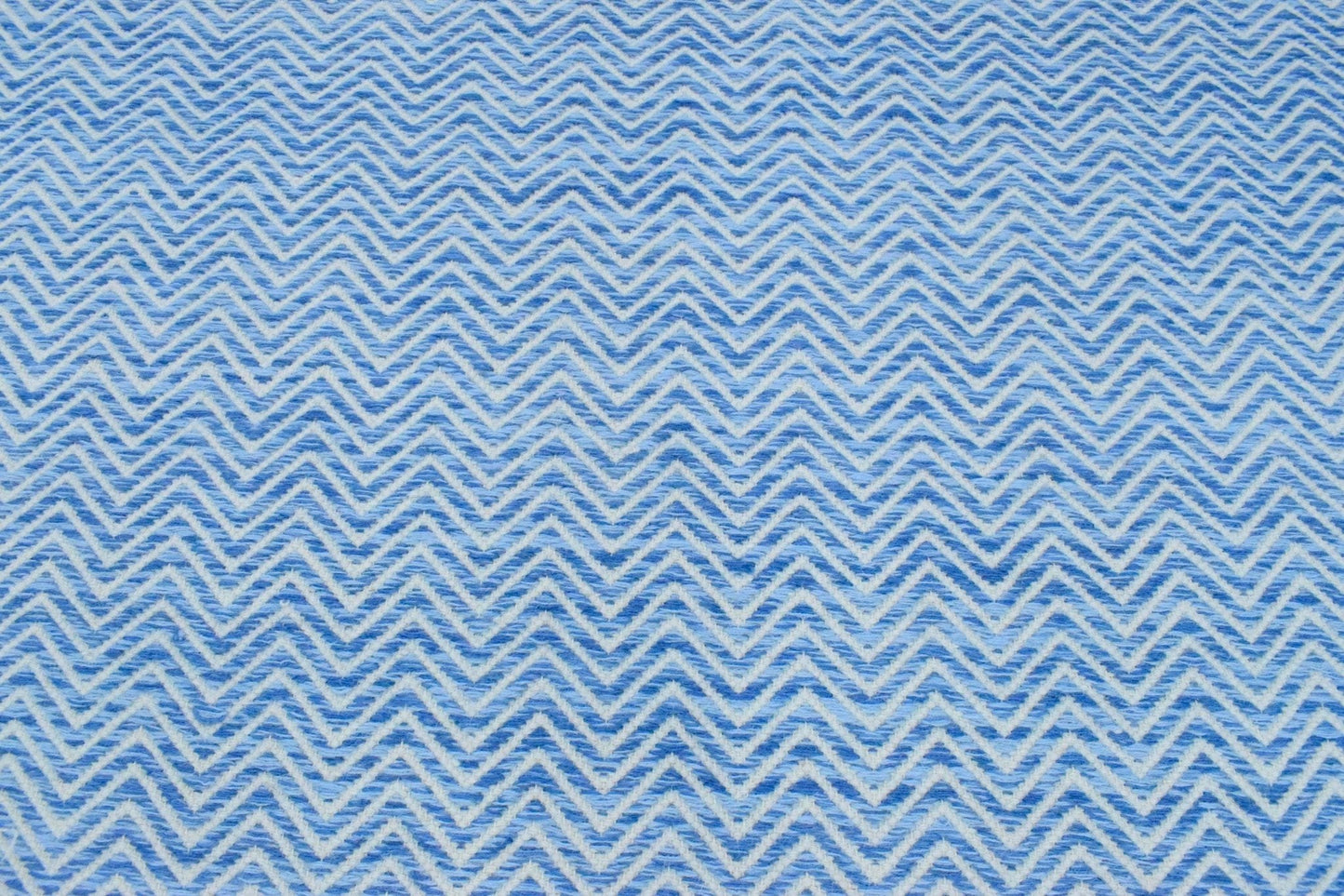 Dhurrie Rug - Blue Chevron Rug