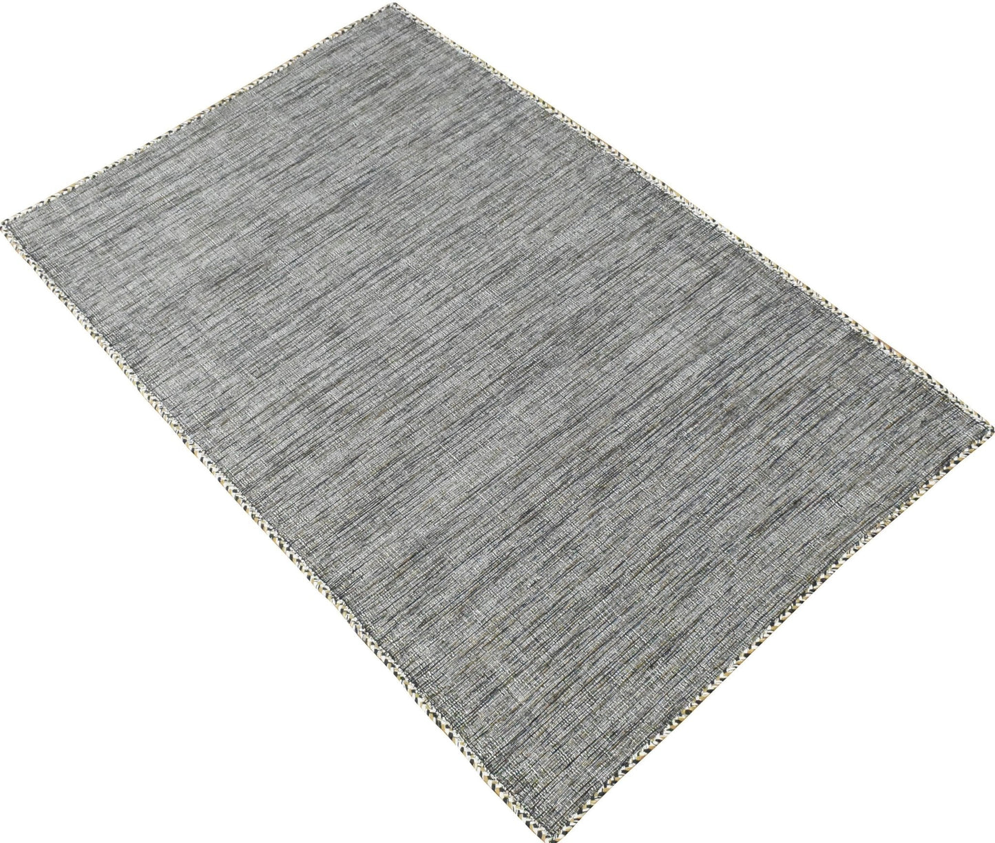 Dhurrie Rug, Brown and Beige Plain Rug