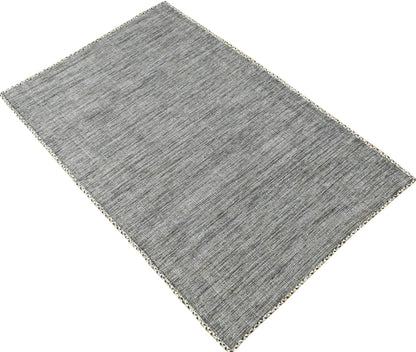 Dhurrie Rug, Brown and Beige Plain Rug