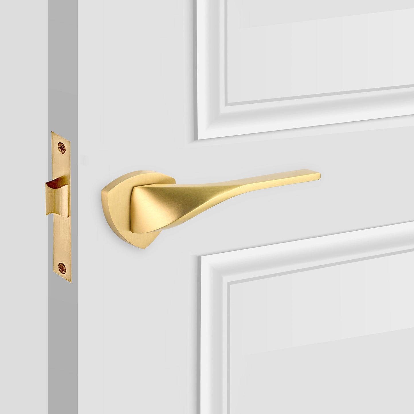 Triton Touch Solid Brass Door Lever Handles