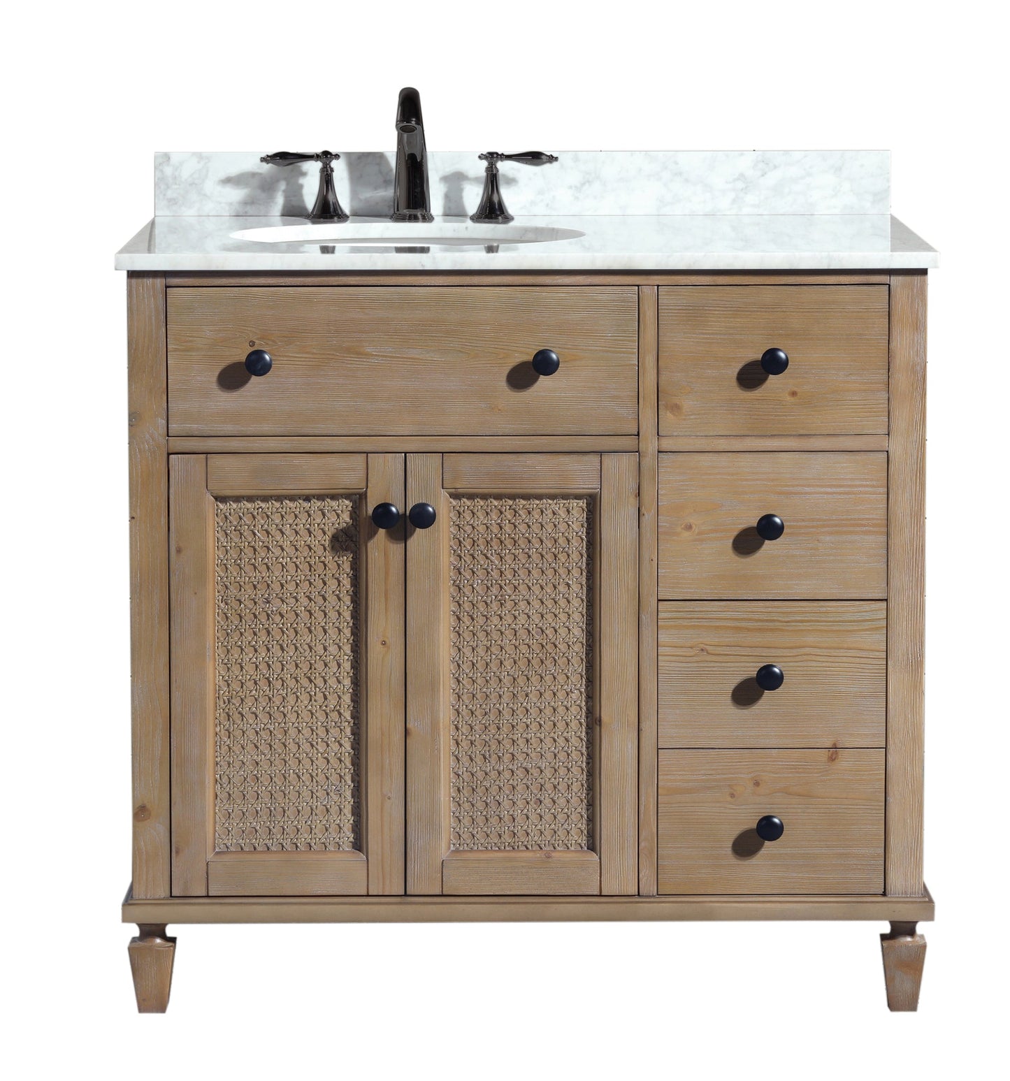 Annie 36" Bathroom Vanity Weathered Fir