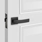 Square Rosette Door Lever Passage Handles