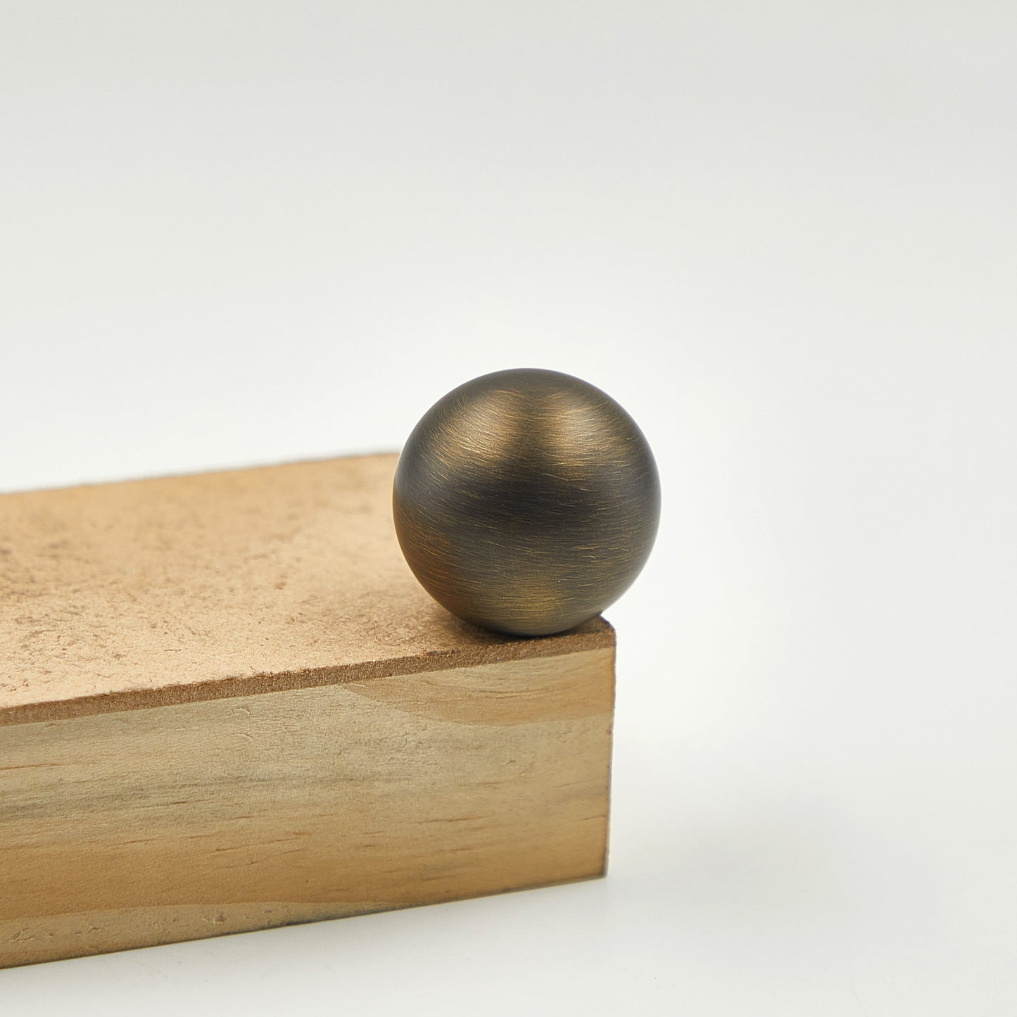 Sphere Antiqued Brass Knob Handles