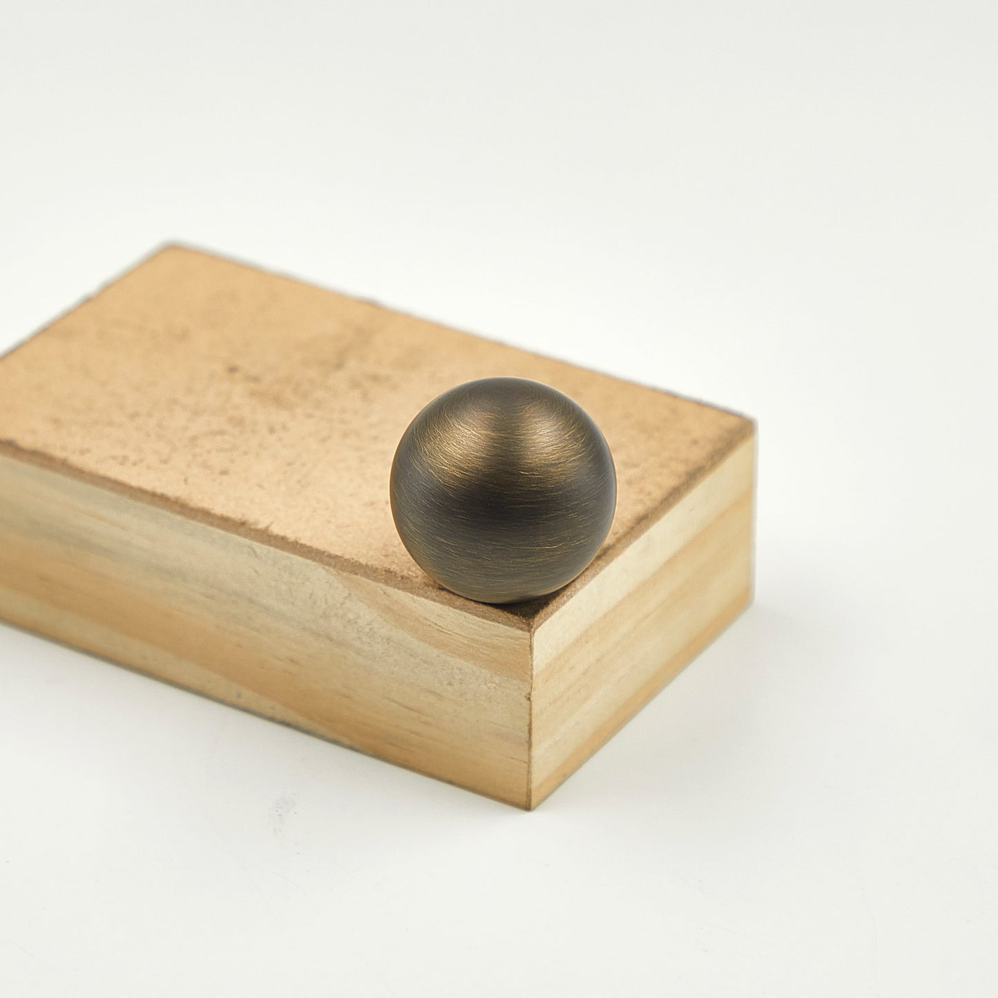 Sphere Antiqued Brass Knob Handles