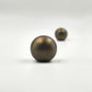 Sphere Antiqued Brass Knob Handles