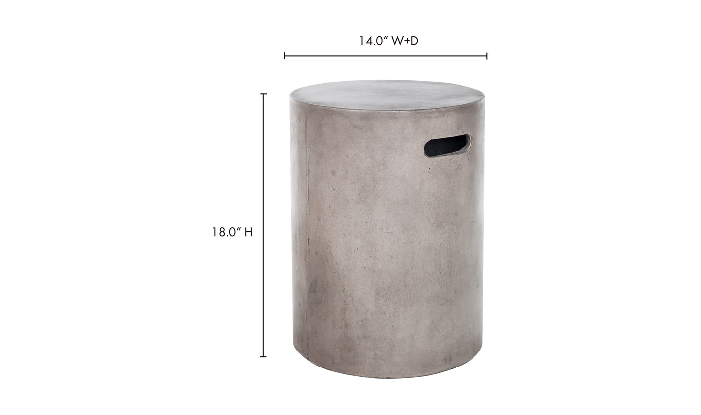 Cato Outdoor Stool Dark Grey