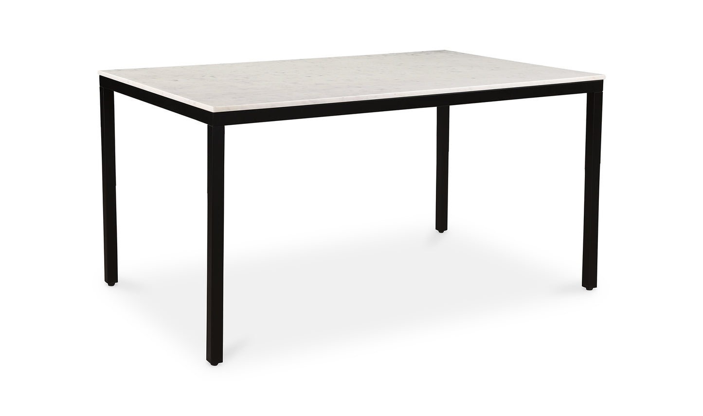 Parson Marble Small Dining Table White