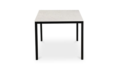 Parson Marble Small Dining Table White