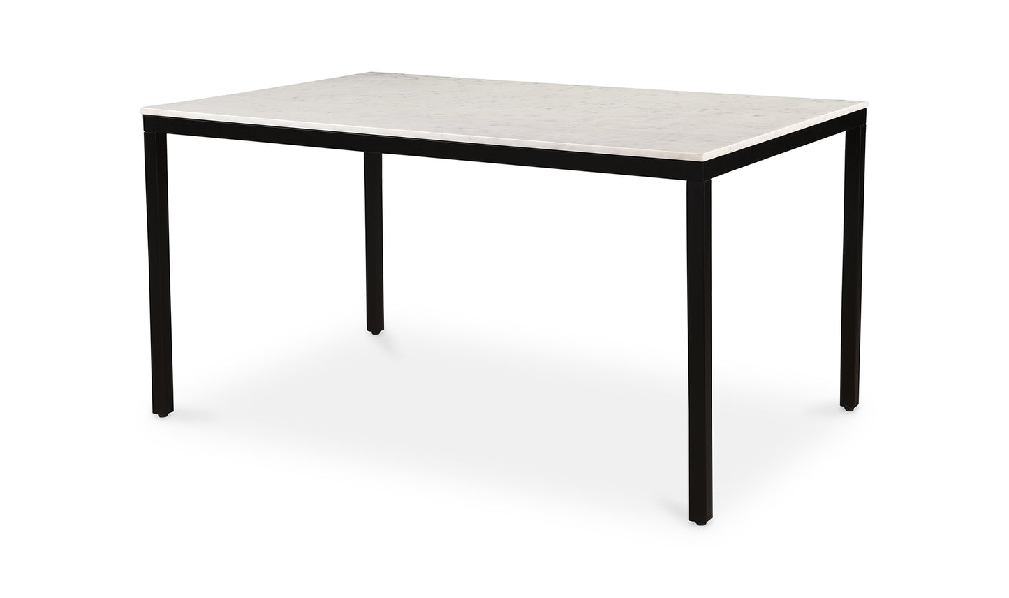 Parson Marble Small Dining Table White