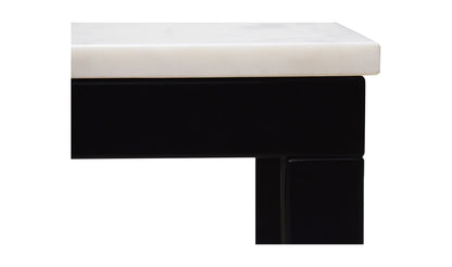 Parson Marble Small Dining Table White