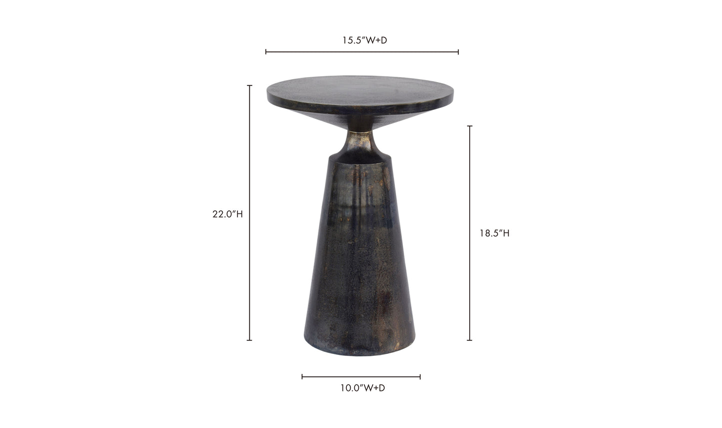 Sonja Accent Table Charcoal Grey