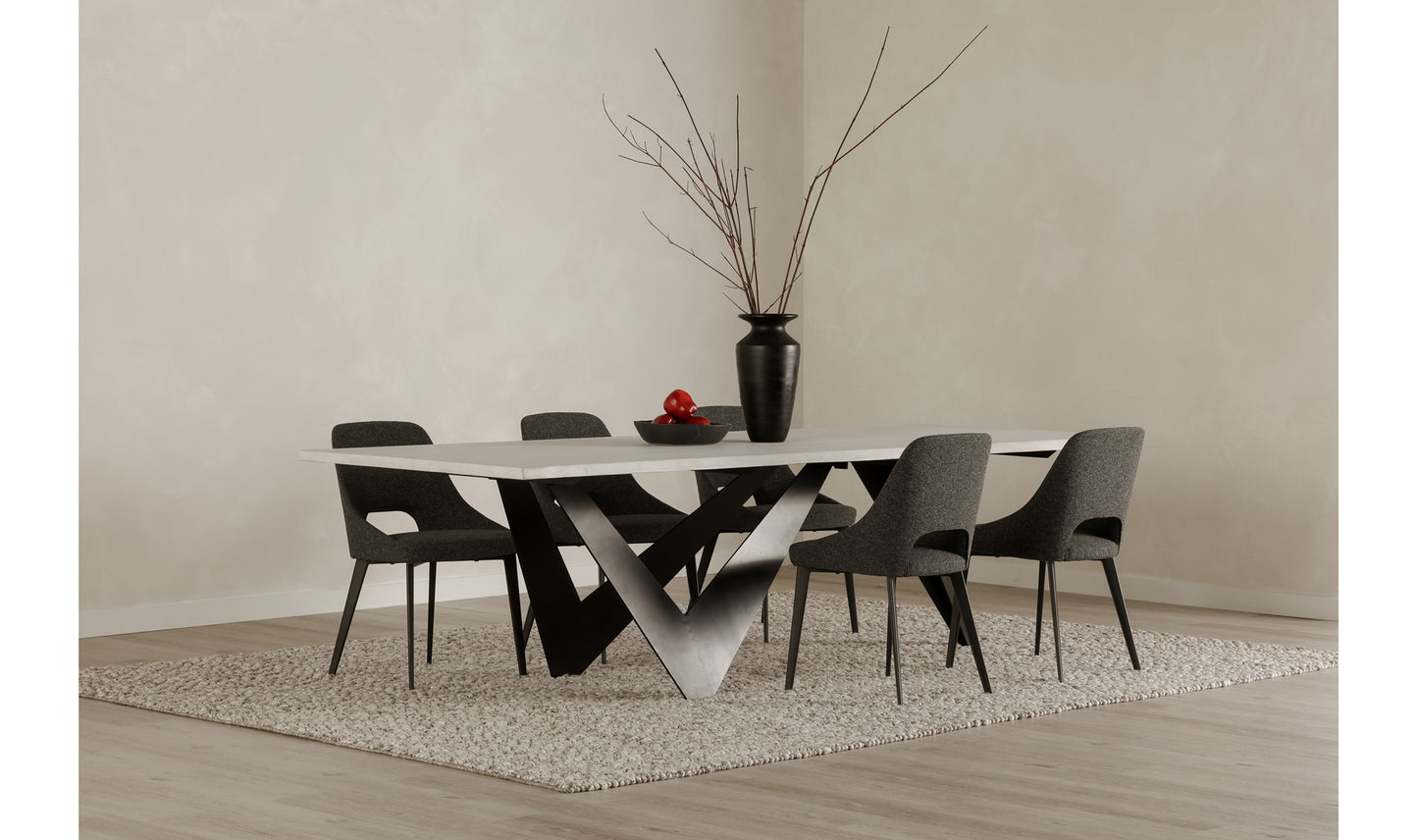 Tizz Dining Chair Dark Grey