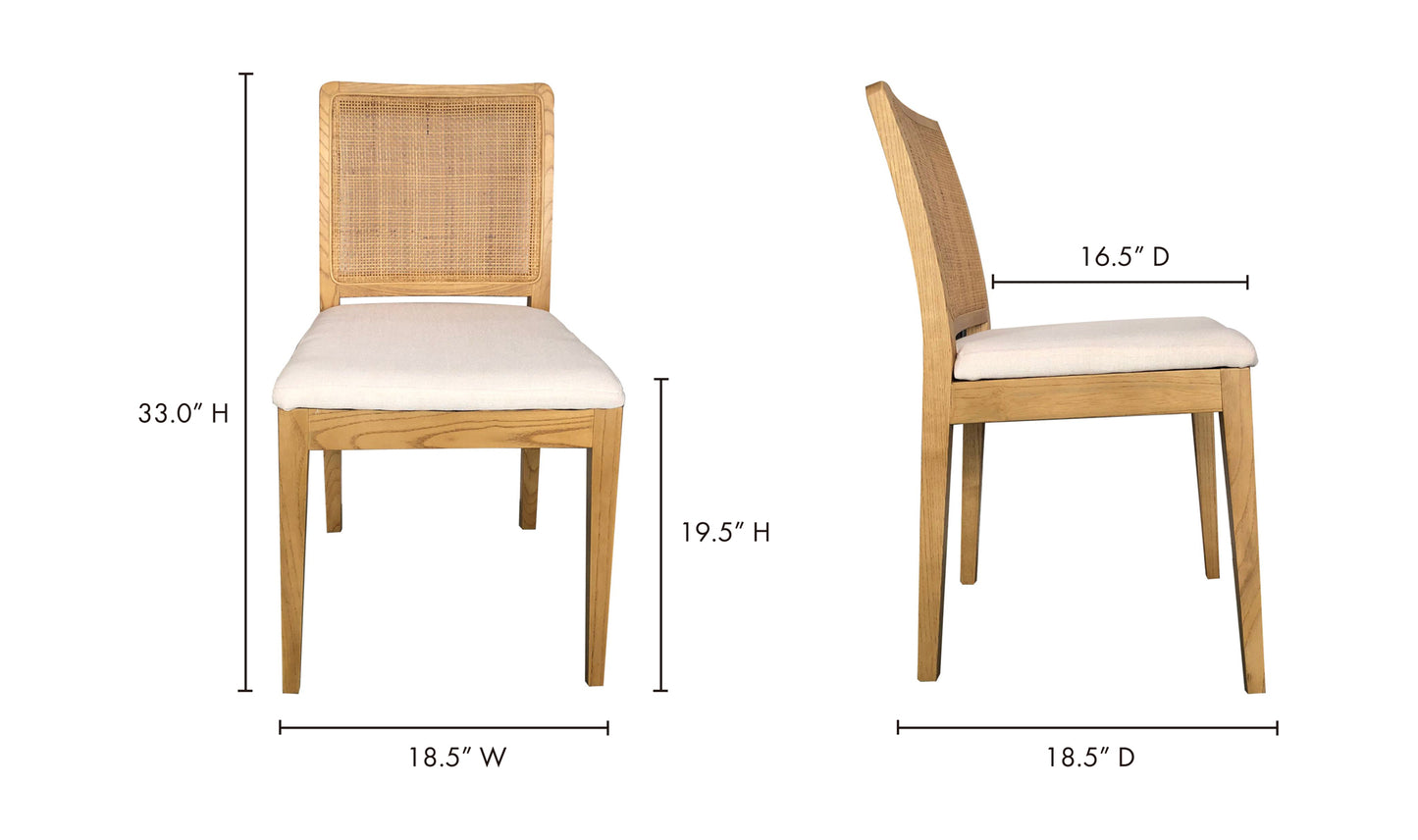 Orville Dining Chair Natural - Set Of Two