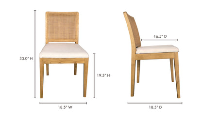 Orville Dining Chair Natural - Set Of Two