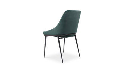 Sedona Dining Chair Green Velvet - Set Of Two