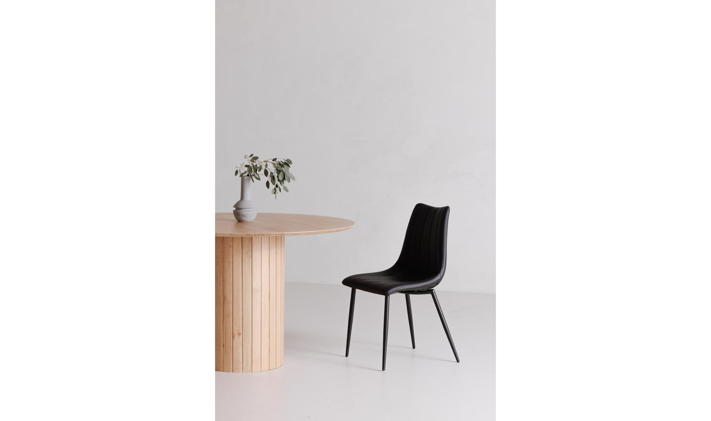 Alibi Dining Chair Matte Black - Set Of Two