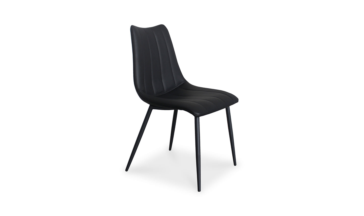 Alibi Dining Chair Matte Black - Set Of Two