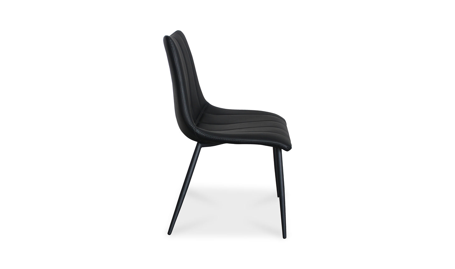 Alibi Dining Chair Matte Black - Set Of Two