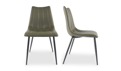 Alibi Dining Chair Dark Green - Set Of Two