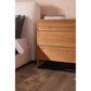 Quinton 3 Drawer Nightstand Natural Oak