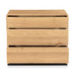 Quinton 3 Drawer Nightstand Natural Oak