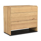 Quinton 3 Drawer Nightstand Natural Oak