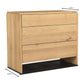 Quinton 3 Drawer Nightstand Natural Oak