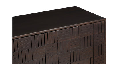 Denman 4 Door Sideboard Dark Brown