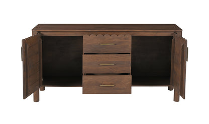 Wiley 3 Drawer Sideboard Vintage Brown