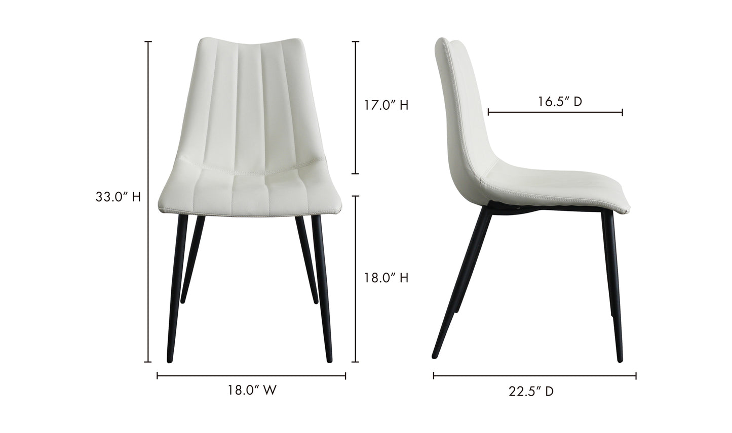 Alibi Dining Chair Ivory - Set Of Two