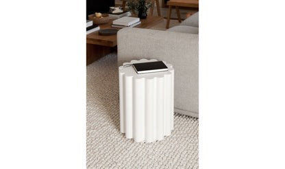 Taffy Accent Table White