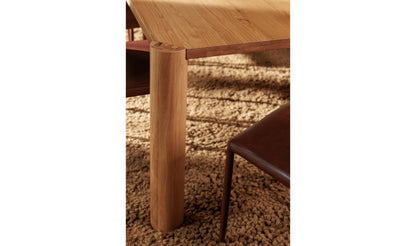 Post Dining Table Natural Oak- Small