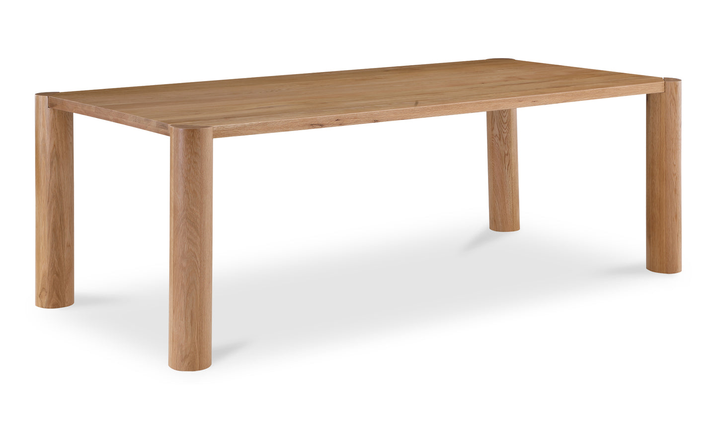 Post Dining Table Natural Oak- Small