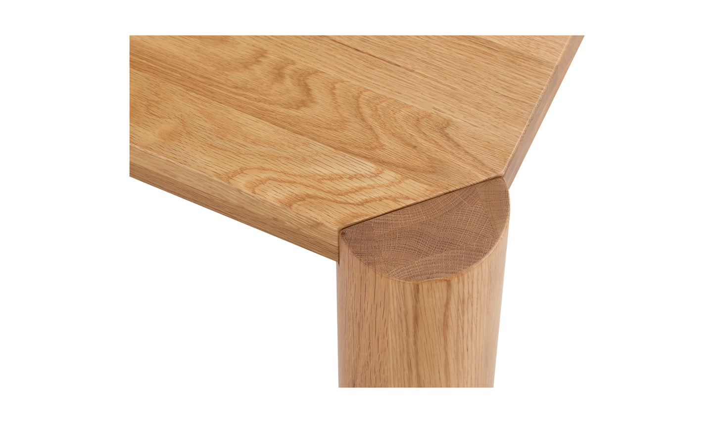 Post Dining Table Natural Oak- Small