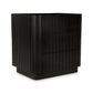 POVERA 3 DRAWER NIGHTSTAND BLACK