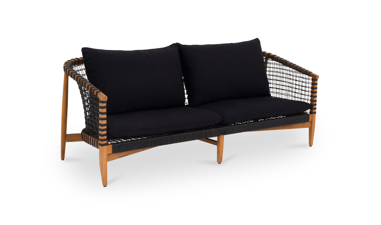 KUNA BLACK OUTDOOR SOFA